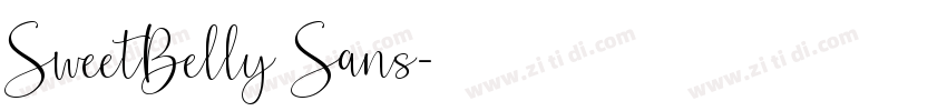 SweetBelly Sans字体转换